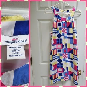 VINEYARD VINES DRESS. EUC. SIZE 16 NAUTICAL FLAGS